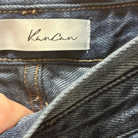 KanCan Women’s size 32 Hi rise Blue Jean Shorts - Picture 2 of 3